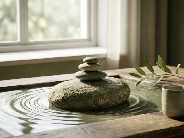 Ambiance zen et nature symbolisant la sophrologie